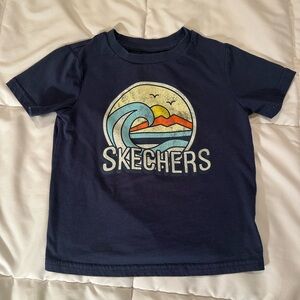 💥 $5 if bundled -  4T Skechers Kids Navy Blue Graphic T-Shirt